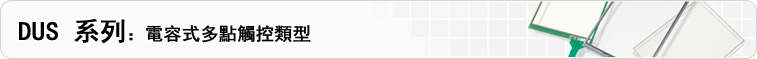 DUS 系列：電容式多點觸控類型